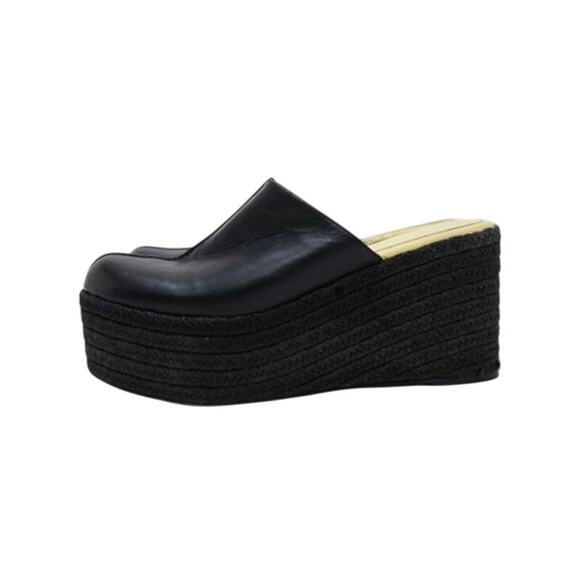 Paloma Barcelo Hebe Platform Wedge Clog Mule Espadrille 39 - Picture 2 of 7